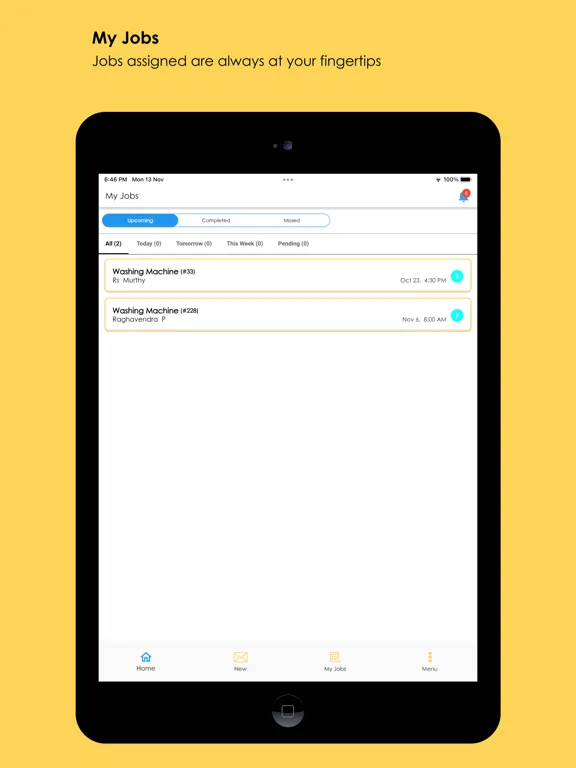 Capturas de tela do Right-Away! Tasker iPad 
