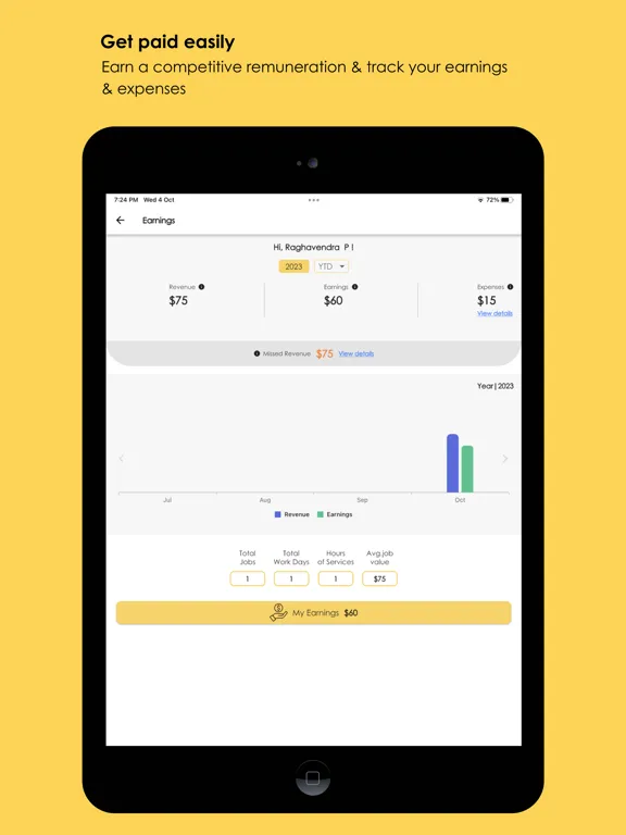Capturas de tela do Right-Away! Tasker iPad 