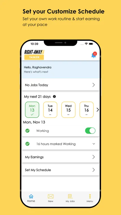 Capturas de tela do Right-Away! Tasker