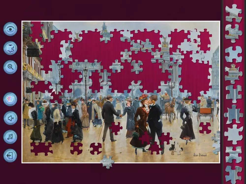 Ảnh chụp màn hình của Fine Art Puzzles iPad 