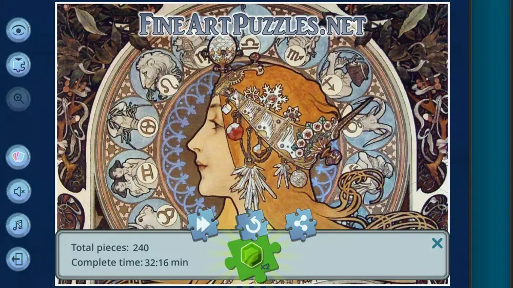 Ảnh chụp màn hình của Fine Art Puzzles