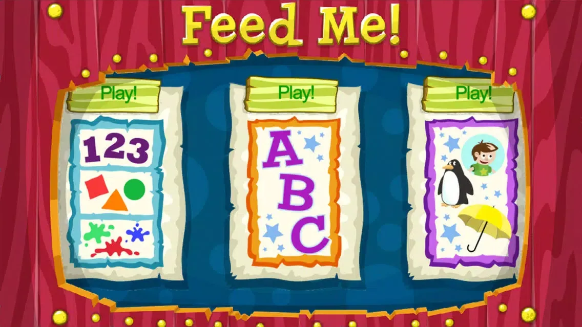 Tangkapan layar Feed Me! UK English (School)