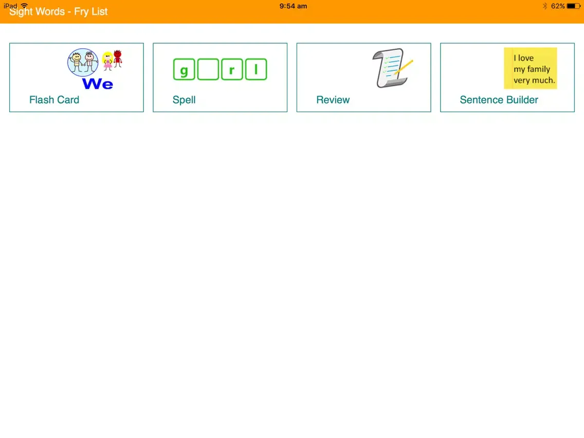 Capturas de pantalla de Sight Words - Fry List iPad 