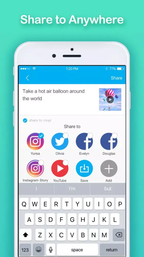 ภาพหน้าจอของ Mopi - Slideshow Video Maker