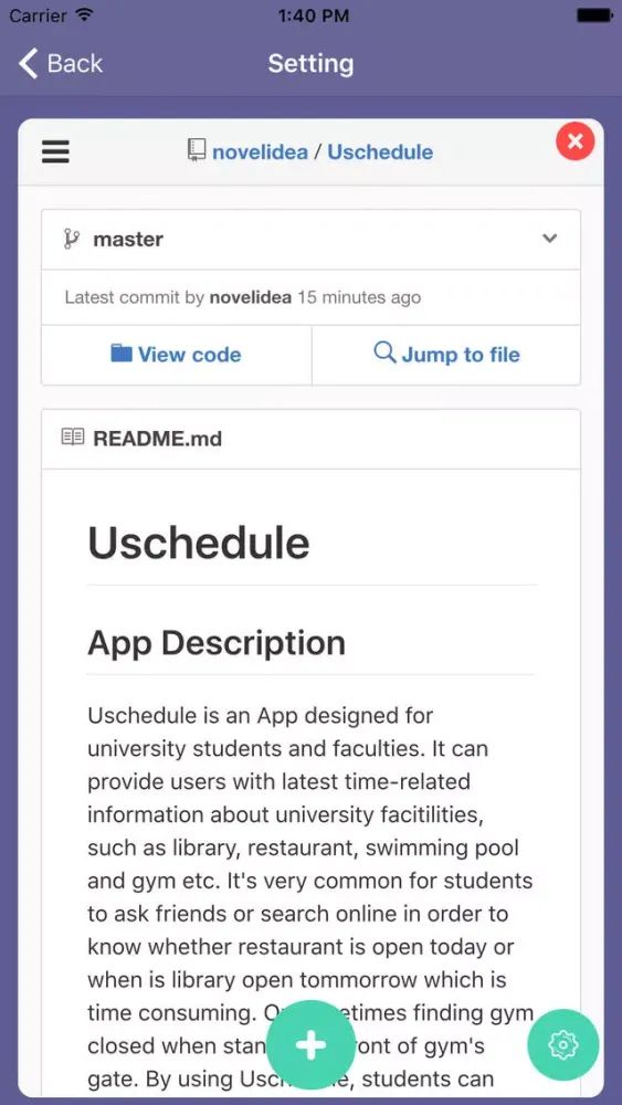 Uschedule Screenshots