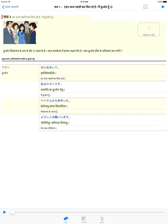 Captures d'écran de Learn  Japanese For Hindi iPad 
