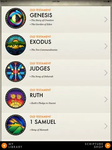 ภาพหน้าจอของ Bible Verses By Heart iPad 
