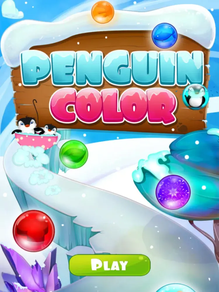 Captures d'écran de Penguin Color Bubble Pop iPad 