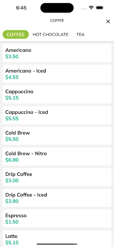 Peninsula Coffee Screenshots
