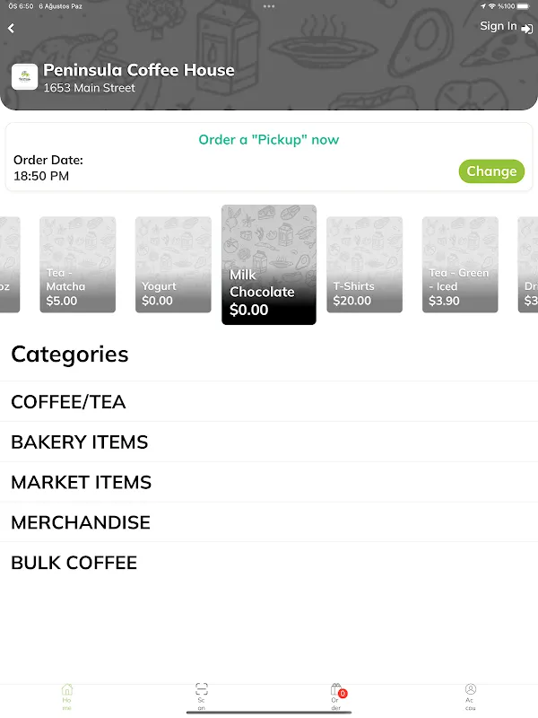 Peninsula Coffee Screenshots