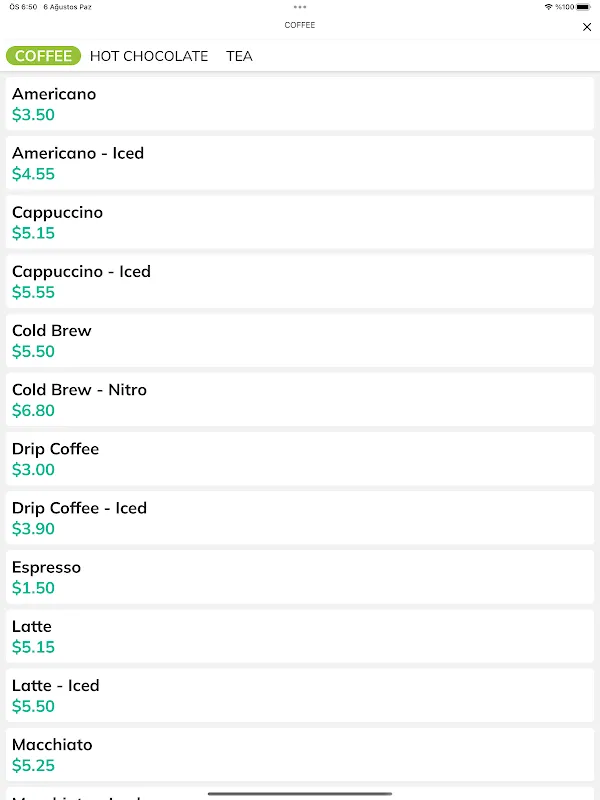 Peninsula Coffee Screenshots