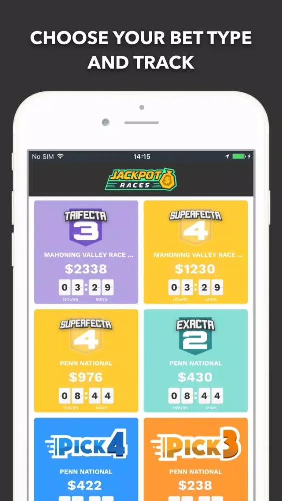 Скриншоты Jackpot Races Legal Horse Bets