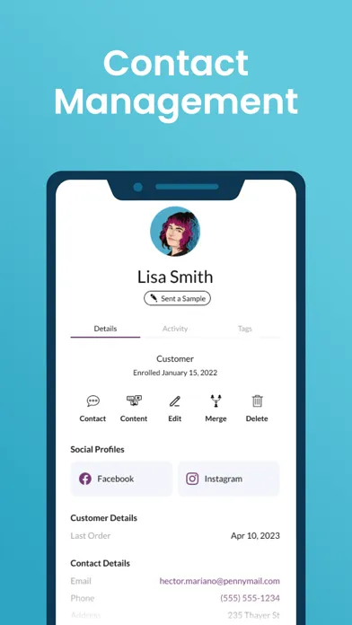Tangkapan skrin Penny Direct Sales Assistant