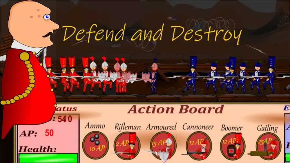 RedCoats Vs BlueCoats سکرین شاٹس