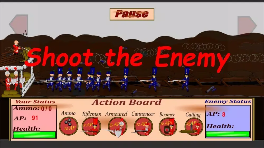 RedCoats Vs BlueCoats سکرین شاٹس