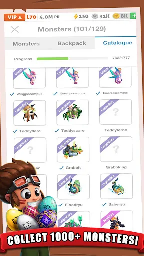 Capturas de tela do Battle Camp - Monster Catching