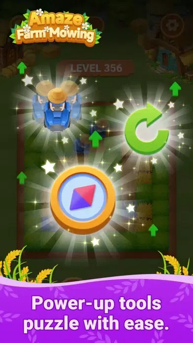 Captures d'écran de Amaze Farm Mowing - Maze Games