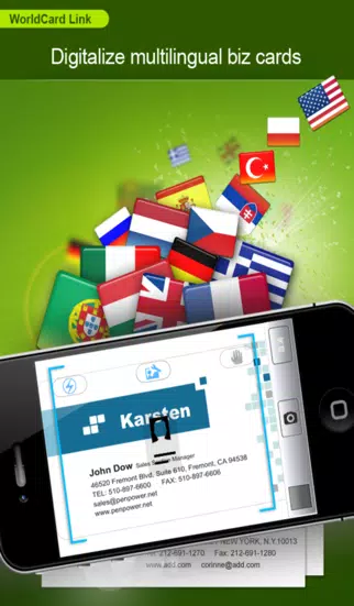 Screenshot di WorldCard Link - Instant Business Card Reader