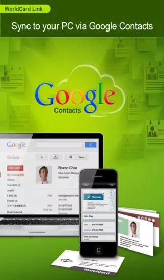 Screenshot di WorldCard Link - Instant Business Card Reader