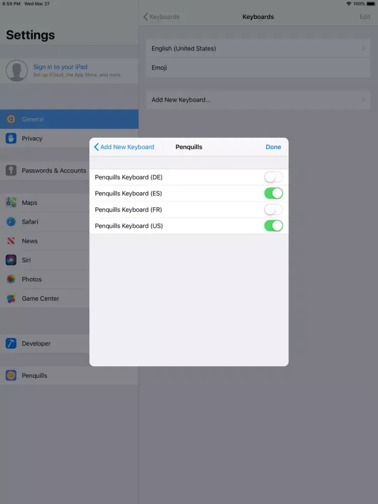 Ảnh chụp màn hình của Penquills: Creative Notetaking iPad 