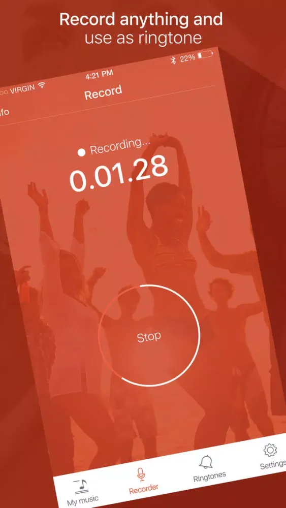 RNGTN - Ringtone, mail alert and text tone maker for your iPhone music library应用截图