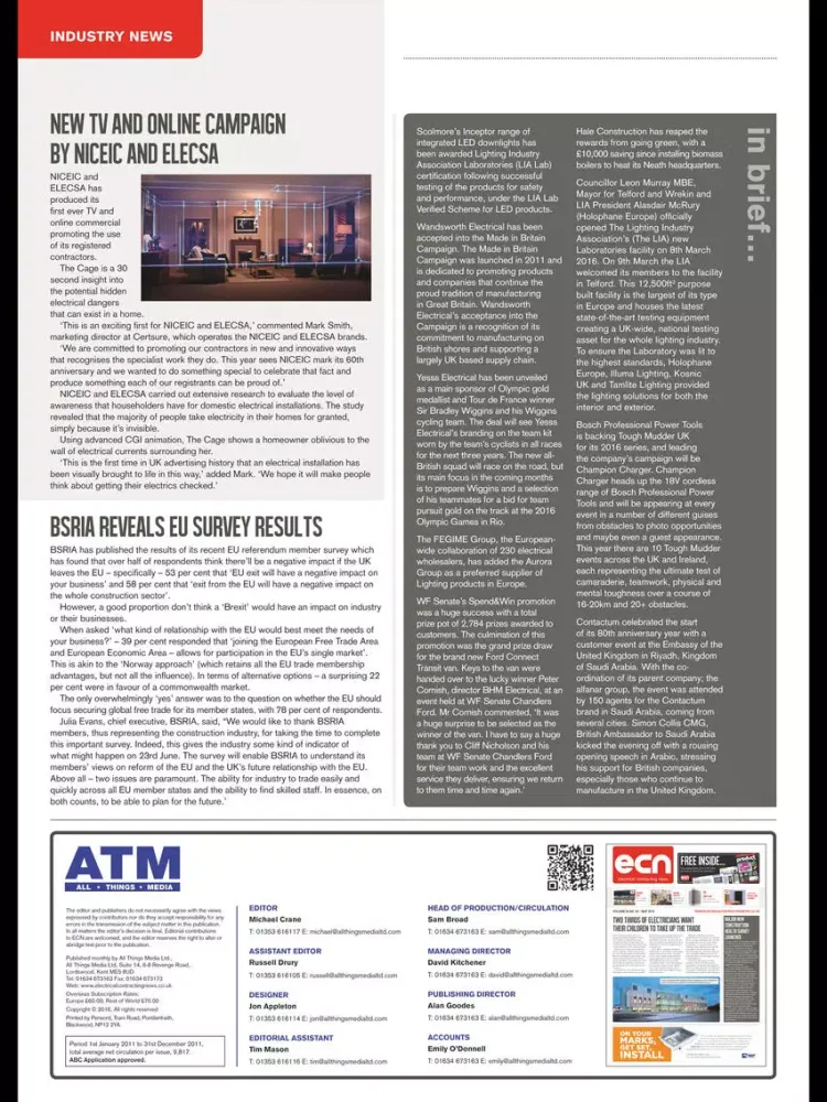 Zrzuty ekranu Electrical Contracting News (ECN) iPad 