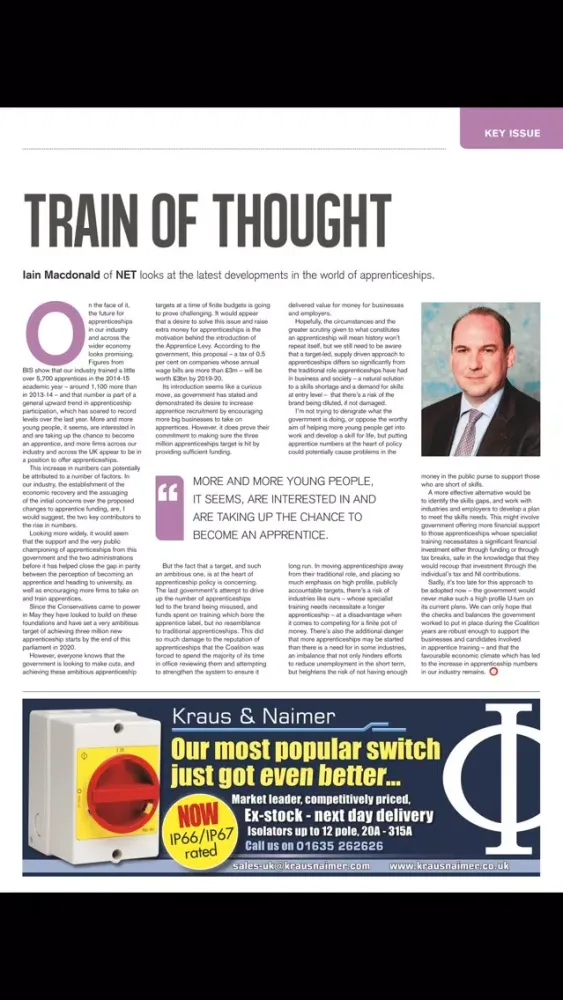 Zrzuty ekranu Electrical Contracting News (ECN)