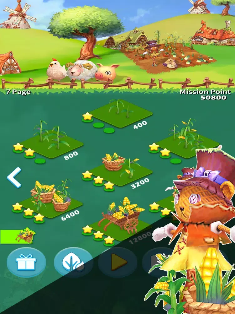 Capturas de tela do 2048 Farm iPad 