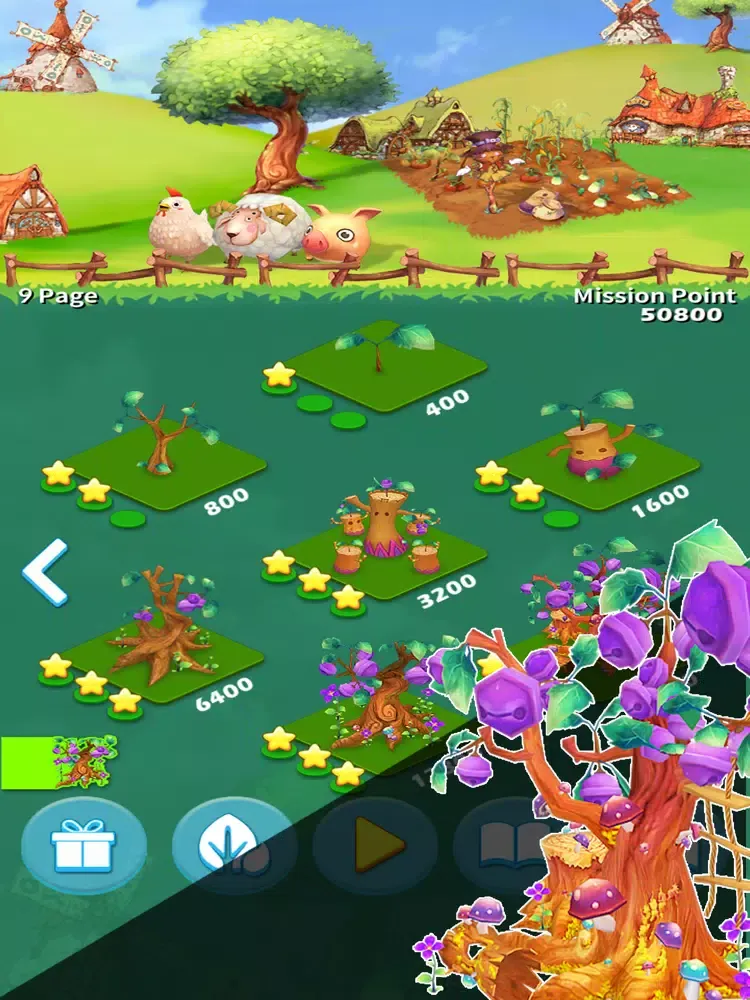 Capturas de tela do 2048 Farm iPad 