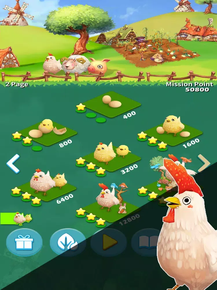 Capturas de tela do 2048 Farm iPad 