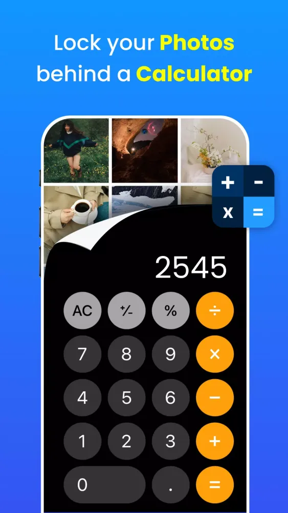 Calculator My Lock Photo Vault Screenshots