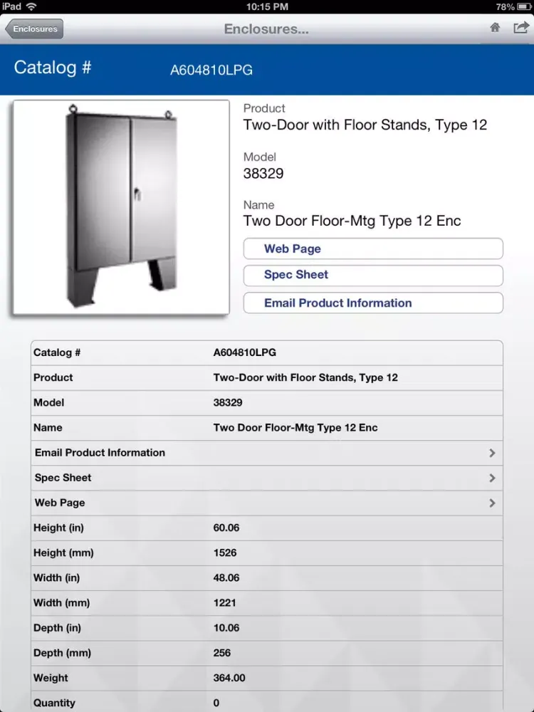 Hoffman Enclosure and Cooling Product Catalog iPad  स्क्रीनशॉट