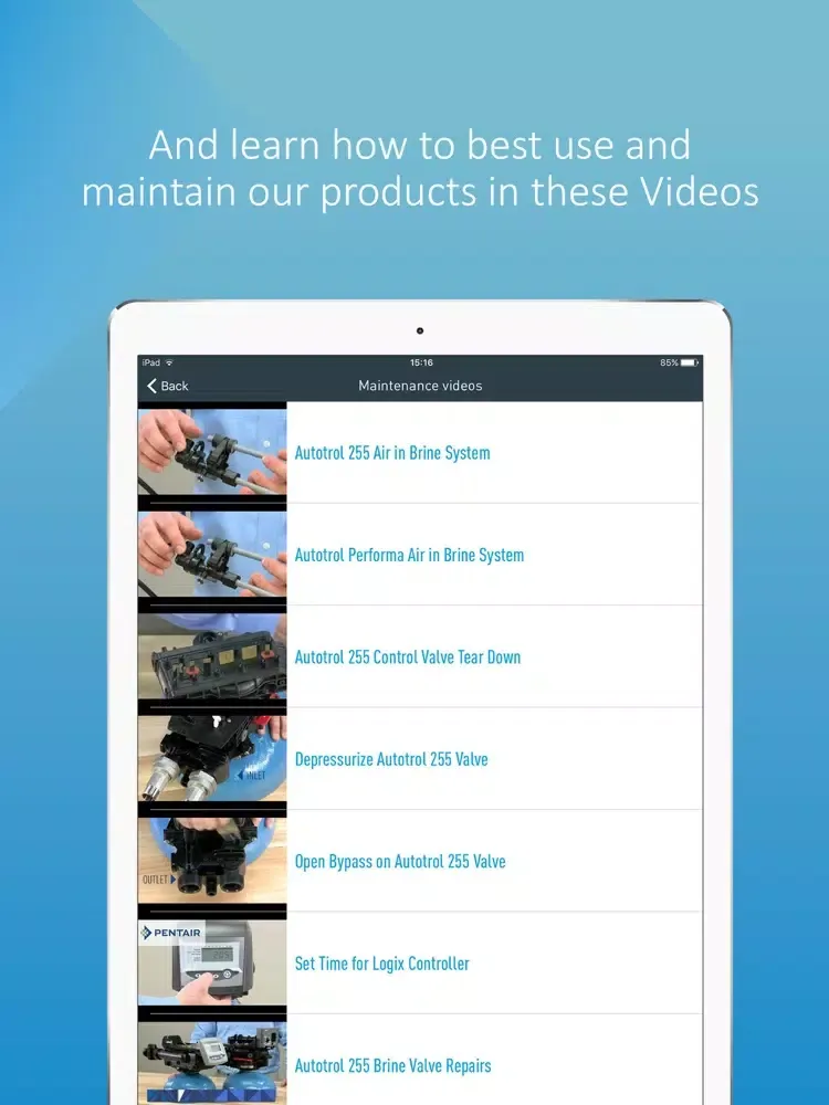 ภาพหน้าจอของ Scan & Service iPad 
