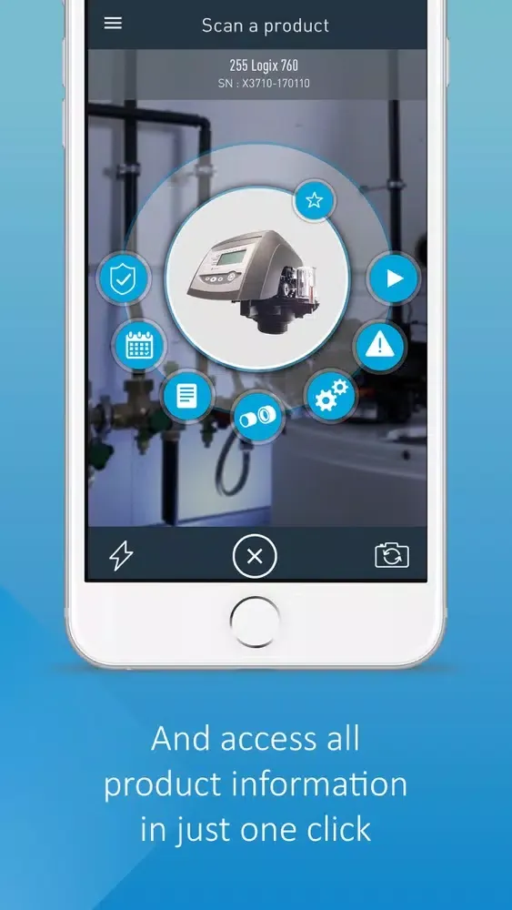 ภาพหน้าจอของ Scan & Service