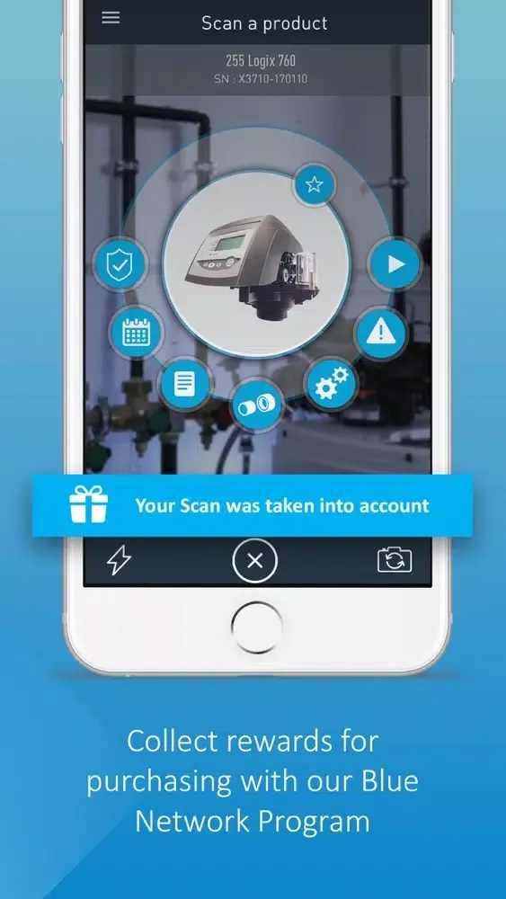 ภาพหน้าจอของ Scan & Service