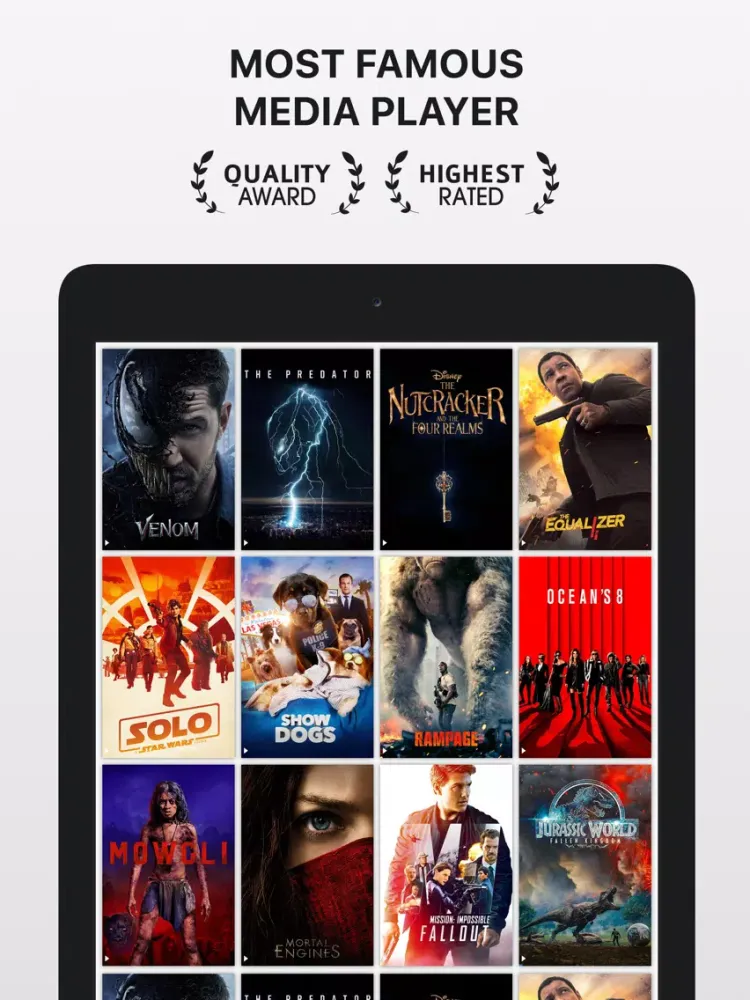 PlayerXtreme Media Player iPad  Screenshots