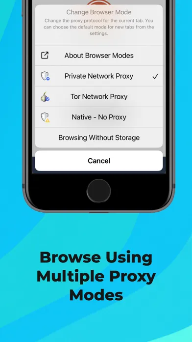Скриншоты Onion Browser and VPN