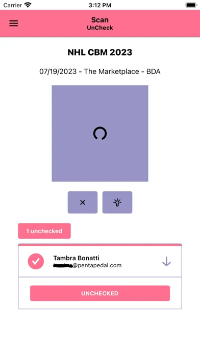 Boomerang Check-In Ekran Görüntüleri