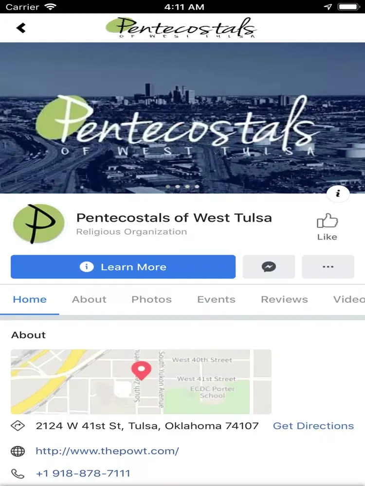 Pentecostals of West Tulsa iPad  Screenshots