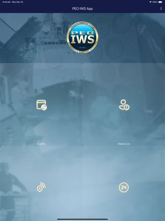 Скриншоты PEO IWS Industry Day iPad 