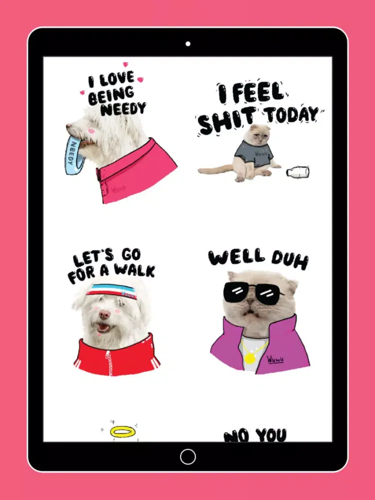 Tangkapan skrin WuWu’s Stinky&Needy iPad 