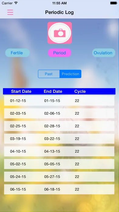 Ovulation Predictor Screenshots