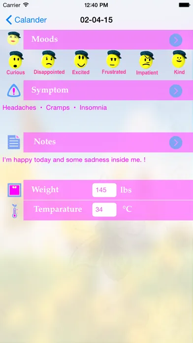 Ovulation Predictor Screenshots