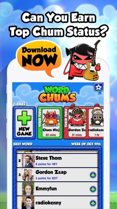 Tangkapan layar Word Chums