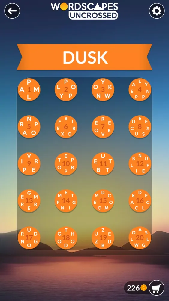 Скриншоты Wordscapes Uncrossed