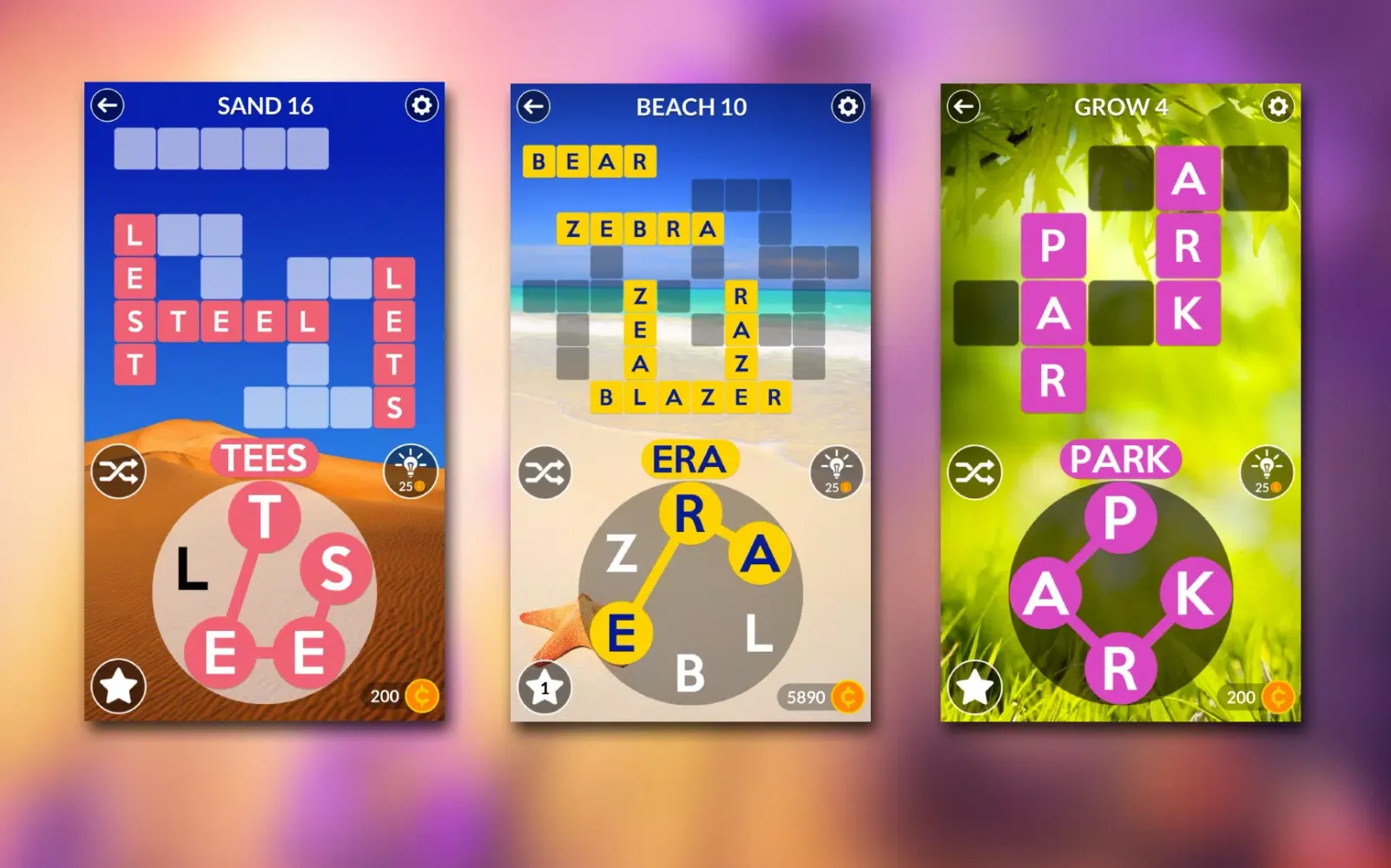 Скриншоты Wordscapes Uncrossed