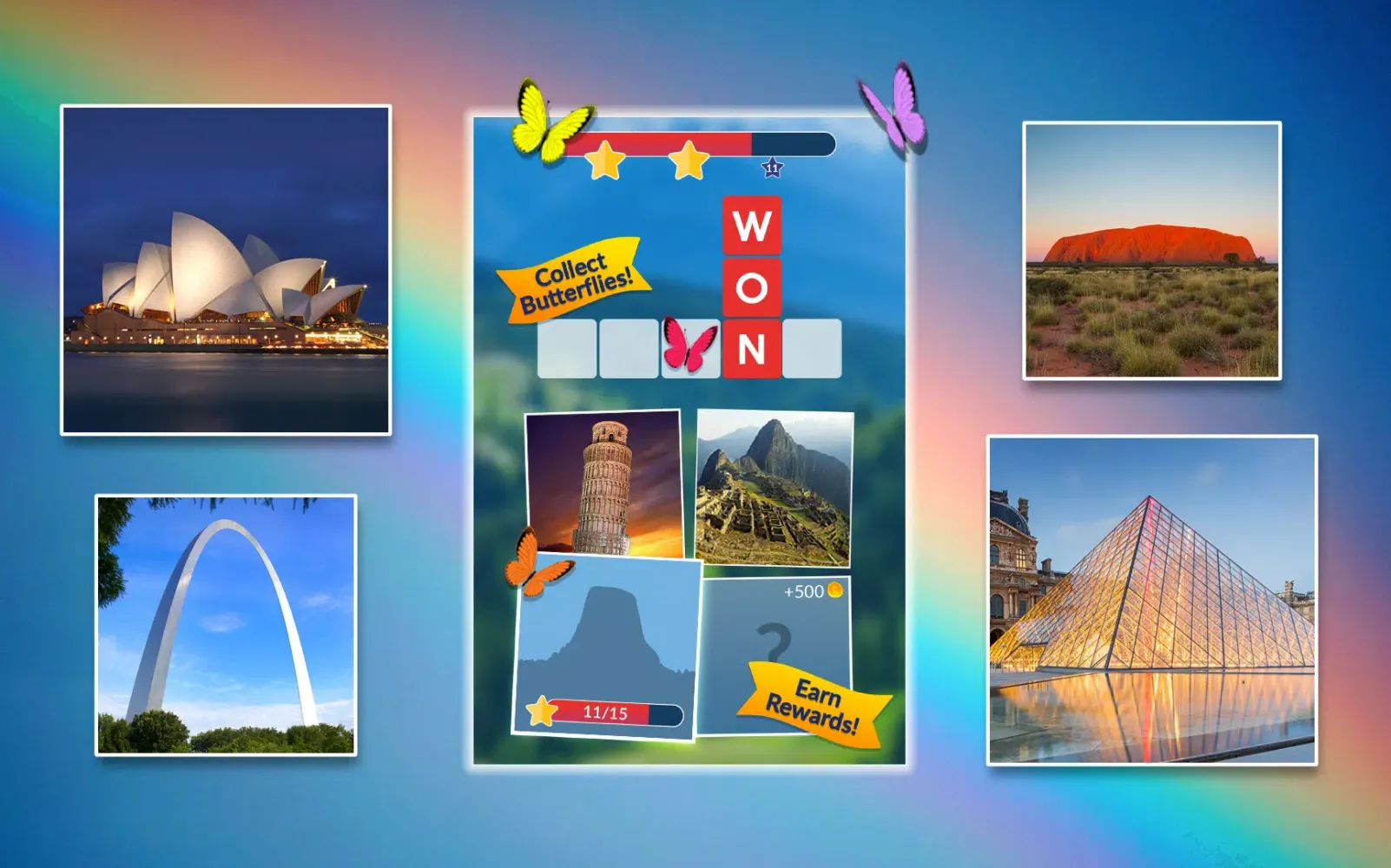 Скриншоты Wordscapes Uncrossed