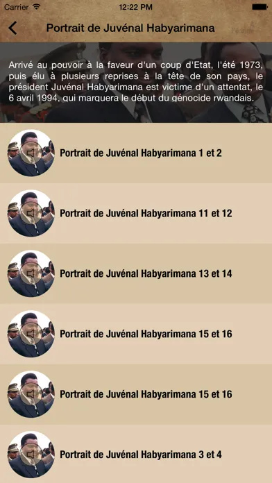 Captures d'écran de Archives d'Afrique