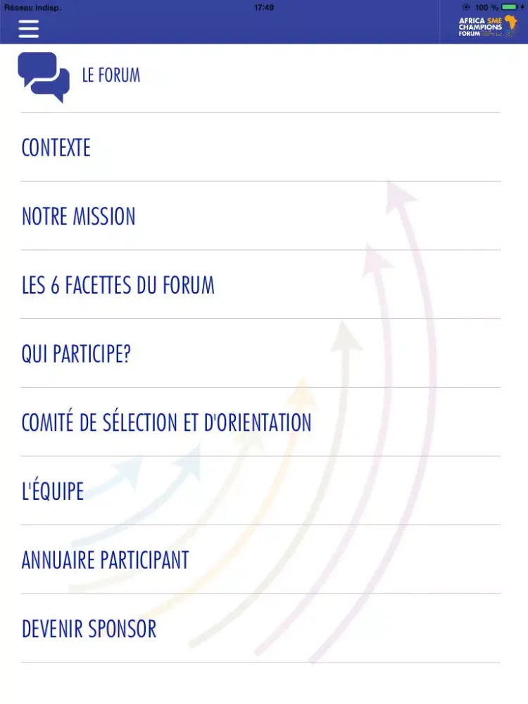 تصاویر Africa SME Champions Forum iPad 