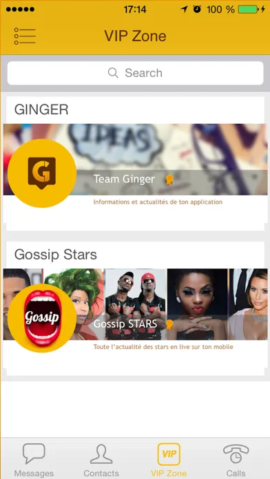 Ginger Messenger Screenshots